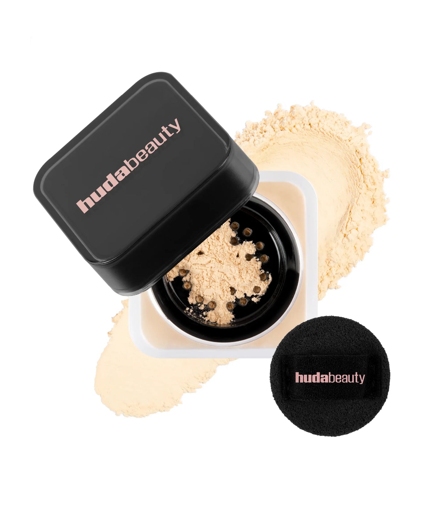 huda beauty mini loose powder-banana bread