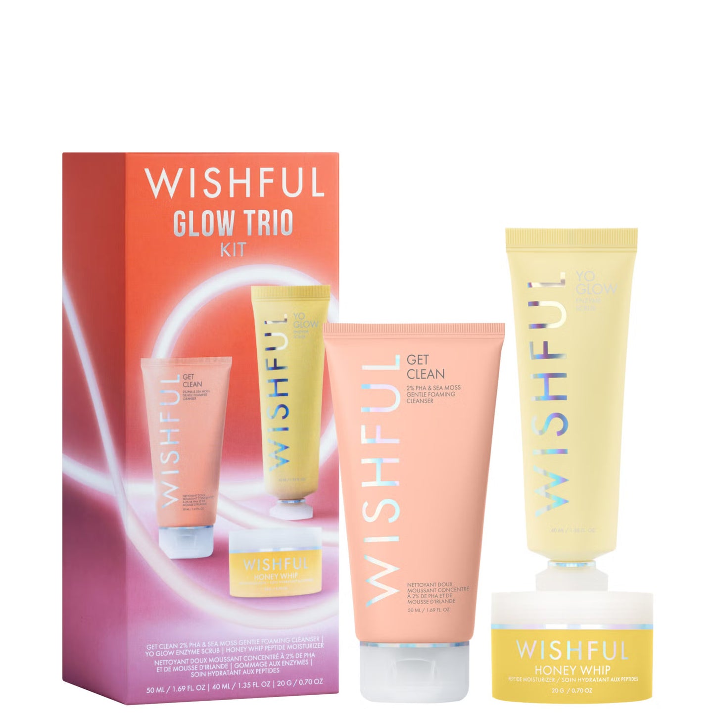 huda beauty wishful glow trio kit