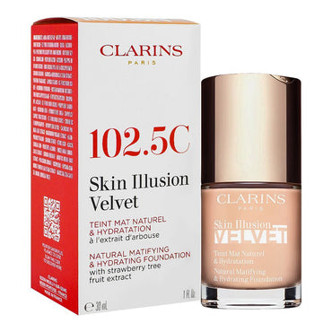 clarins skin illusion velvet foundation
