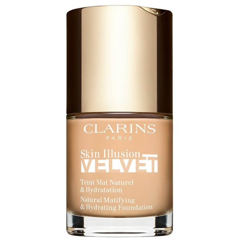 clarins skin illusion velvet foundation-103n