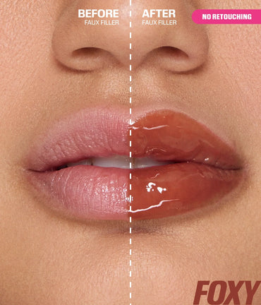 huda beautyu gloss -foxy