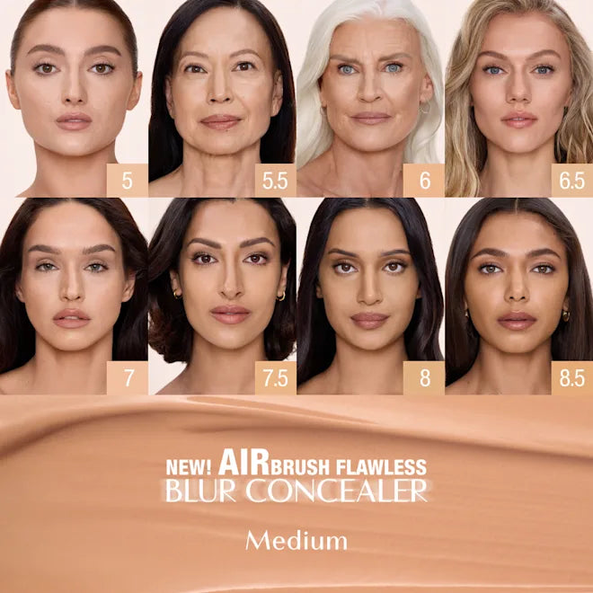 charlotte tilbury air brush flawless blur concealer