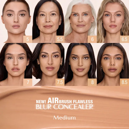 charlotte tilbury air brush flawless blur concealer