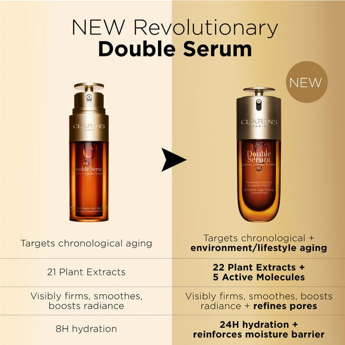 clarins double serum
