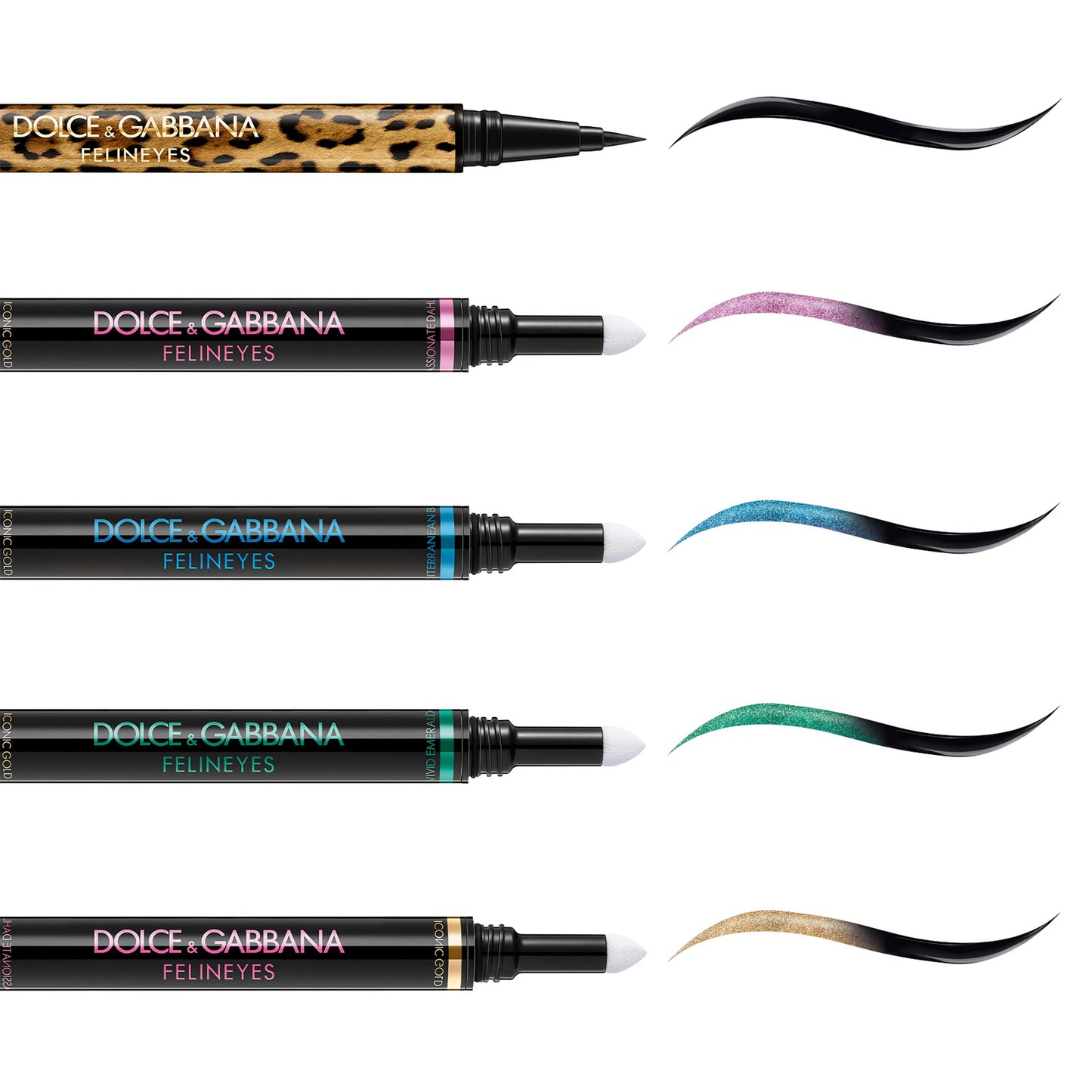 D&G waterproof eyeliner-felineyes nero